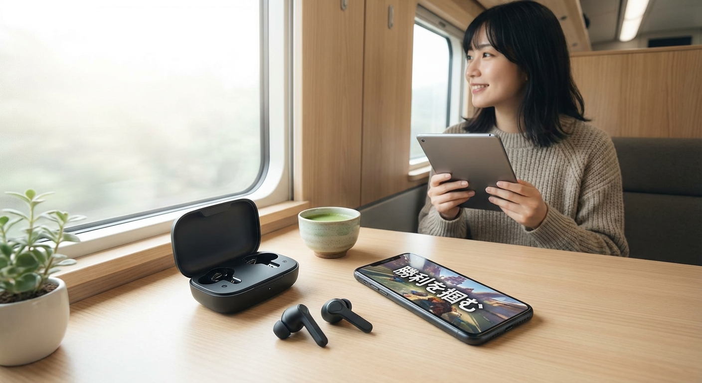 【ゲーム】ガチ勢が選ぶ!遅延なし!ボイスチャット快適!勝利を掴むゲーミングワイヤレスイヤホン